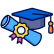 graduacion icono